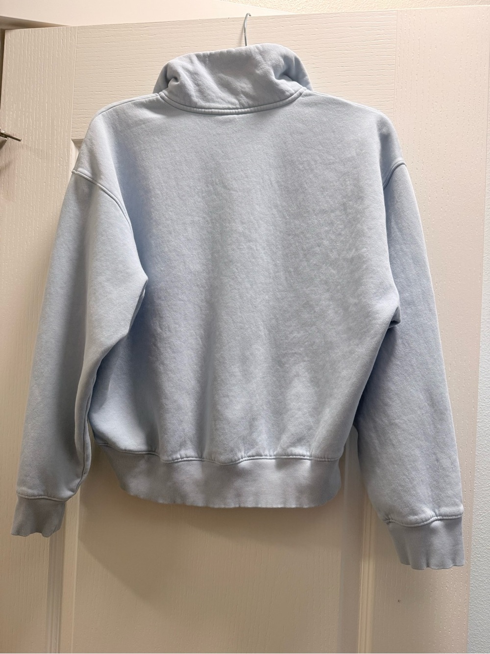 Universal Thread Light Blue Button-Front V-Neck Pullover Sweater - Picture 6 of 6